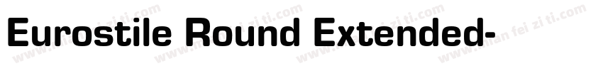 Eurostile Round Extended字体转换